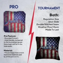 Merica Tournament Cornhole Bags - Set Of 8 -Best Toy Shop 6 30456.1708461124