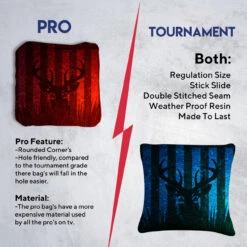 Blue Red Deer Professional Cornhole Bags - Set Of 8 13 Blue Red Deer Professional Cornhole Bags - Set Of 8 -Best Toy Shop 6 33531.1707441296