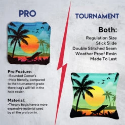 Green Blue Beach Tournament Cornhole Bags - Set Of 8 13 Green Blue Beach Tournament Cornhole Bags - Set Of 8 -Best Toy Shop 6 34307.1708652699