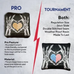 Bone Hand Heart Flag Professional Cornhole Bags - Set Of 8 13 Bone Hand Heart Flag Professional Cornhole Bags - Set Of 8 -Best Toy Shop 6 34808.1707354196