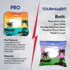 Blue Green Water Beach Professional Cornhole Bags - Set Of 8 13 Blue Green Water Beach Professional Cornhole Bags - Set Of 8 -Best Toy Shop 6 38639.1708185778