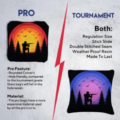 Red Purple Hunter Tournament Cornhole Bags - Set Of 8 13 Red Purple Hunter Tournament Cornhole Bags - Set Of 8 -Best Toy Shop 6 42421.1708294046