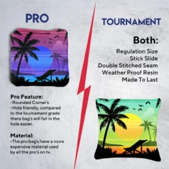 Colorful Beach Professional Cornhole Bags - Set Of 8 13 Colorful Beach Professional Cornhole Bags - Set Of 8 -Best Toy Shop 6 52020.1708185390