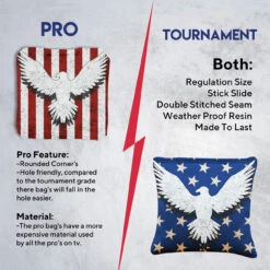 Bird Flag White Tournament Cornhole Bags - Set Of 8 13 Bird Flag White Tournament Cornhole Bags - Set Of 8 -Best Toy Shop 6 52265.1708224981
