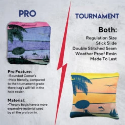 Orange Purple Dolphin Beach Tournament Cornhole Bags - Set Of 8 -Best Toy Shop 6 59552.1708653032