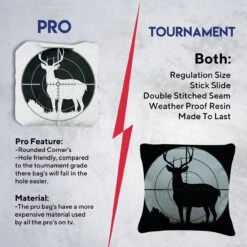 Black White Deer In Scope Professional Cornhole Bags - Set Of 8 13 Black White Deer In Scope Professional Cornhole Bags - Set Of 8 -Best Toy Shop 6 60950.1707355113