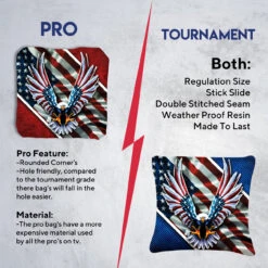 Flying Eagle Tournament Cornhole Bags - Set Of 8 13 Flying Eagle Tournament Cornhole Bags - Set Of 8 -Best Toy Shop 6 73302.1708461230
