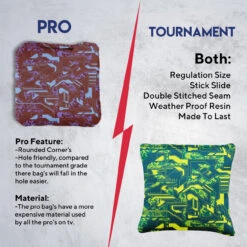 Green Purple Tech Fusion Professional Cornhole Bags - Set Of 8 13 Green Purple Tech Fusion Professional Cornhole Bags - Set Of 8 -Best Toy Shop 6 84070.1708051285