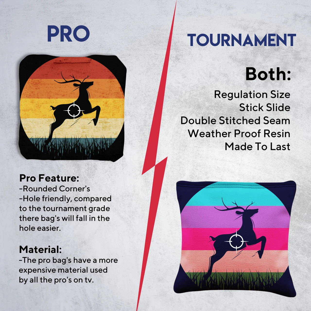 Deer In Scope Tournament Cornhole Bags - Set Of 8 8 Deer In Scope Tournament Cornhole Bags - Set Of 8 - Image 6