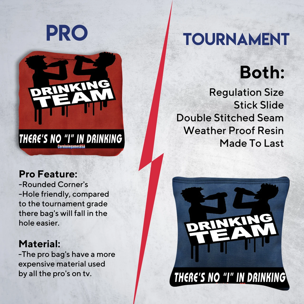 Drinking Team Professional Cornhole Bags - Set Of 8 8 Drinking Team Professional Cornhole Bags - Set Of 8 - Image 6