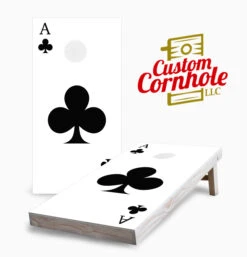 Ace Of Clubs Cornhole Set With Bags