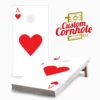 Ace Of Hearts Cornhole Set With Bags