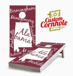 Alabama State Pride Cornhole Set With Bags