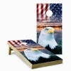 American Flag Eagle (Version 2) Cornhole Set With Bags -Best Toy Shop American Flag Eagle V2 57767.1686194871