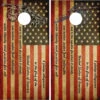 American Flag Pledge Of Allegiance Cornhole Wraps - Set Of 2