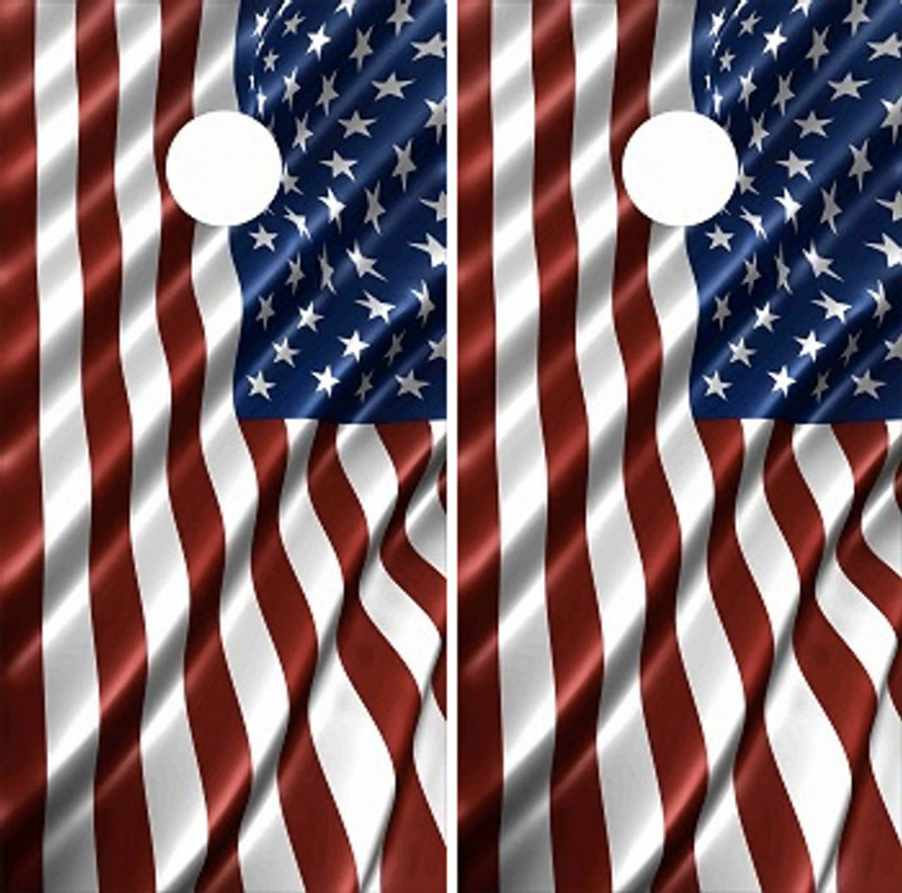 Waving American Flag Cornhole Set With Bags 4 Waving American Flag Cornhole Set With Bags - Image 2