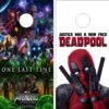 Avengers And Deadpool Cornhole Wraps - Set Of 2