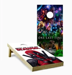 Avengers And Deadpool Cornhole Set With Bags