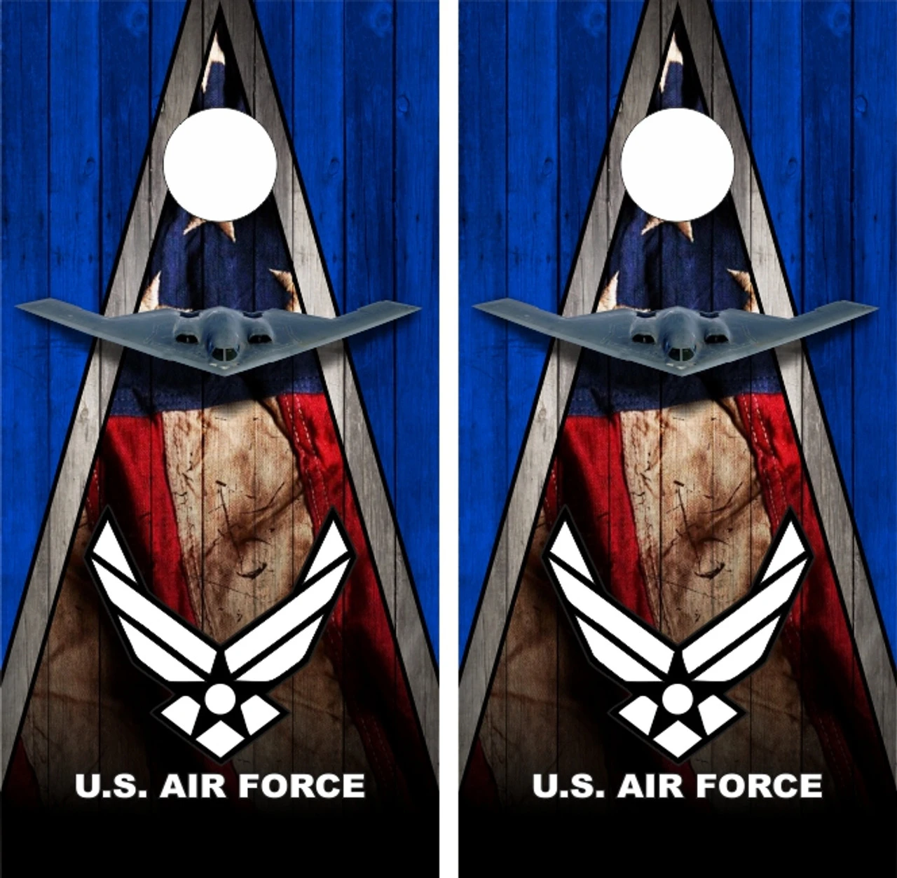 B2 Spirit Bomber US Air Force Cornhole Set With Bags 4 B2 Spirit Bomber US Air Force Cornhole Set With Bags - Image 2
