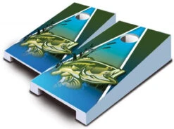Fish Tabletop Cornhole Set With Bags