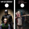 Batman Joker Harley Quinn Cornhole Wraps - Set Of 2 -Best Toy Shop Batman Joker Harley Quinn 1 80566.1566770415