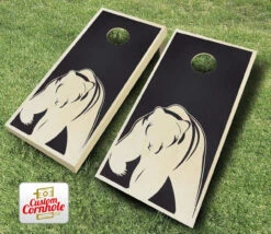 Bear Stained Cornhole Set With Bags 8 Bear Stained Cornhole Set With Bags -Best Toy Shop Bear Ebony 74359.1454621880
