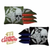 Black Green Star Skull Tournament Cornhole Bags - Set Of 8 -Best Toy Shop Black Green Star Skull 76212.1708225174