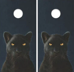 Black Panther Portrait Cornhole Wraps - Set Of 2