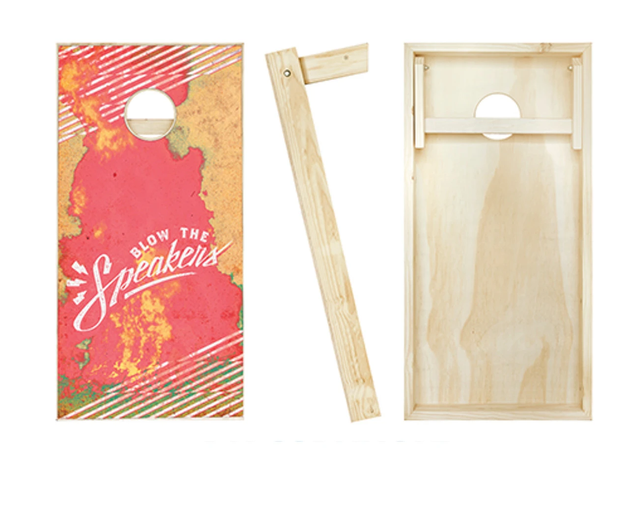 Blow The Speakers Cornhole Set With Bags 4 Blow The Speakers Cornhole Set With Bags - Image 2