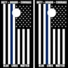 Blue Lives Matter Cornhole Wraps - Set Of 2 -Best Toy Shop Blue Lives Matter 3 47182.1602537680