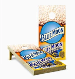 Blue Moon Cornhole Set With Bags