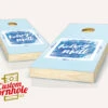 Blue Vogue Wedding Cornhole Set With Bags -Best Toy Shop Blue Vogue Wedding Cornhole Set with Bags 00282.1611170173