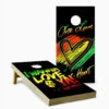 Bob Marley Version 2 Cornhole Set With Bags