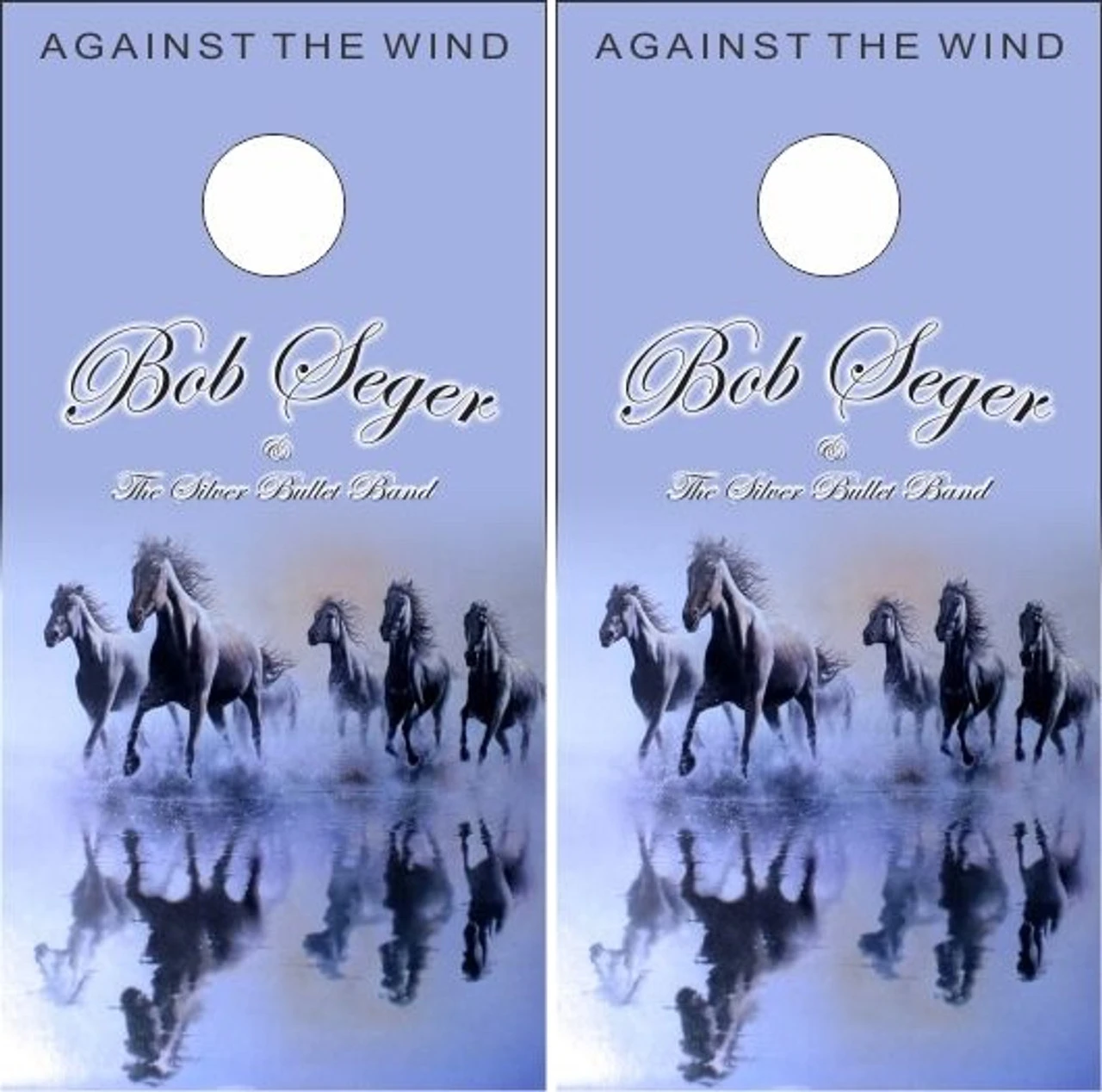 Bob Seger Cornhole Wraps - Set Of 2 3 Bob Seger Cornhole Wraps - Set Of 2