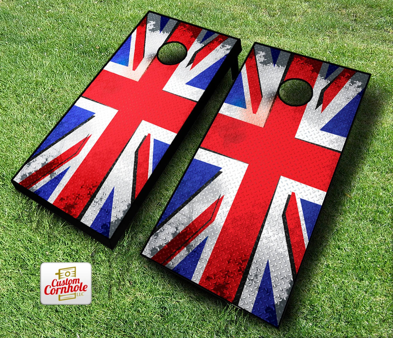 British Punk Flag Cornhole Set With Bags 5 British Punk Flag Cornhole Set With Bags - Image 3