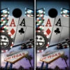 Poker Cards Cornhole Wraps - Set Of 2 -Best Toy Shop Bullets Wraps 30271.1445039038