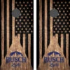 Busch Latte Version 3 Cornhole Wraps - Set Of 2