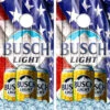 Busch Light Corn Cans Version 2 Cornhole Wraps - Set Of 2