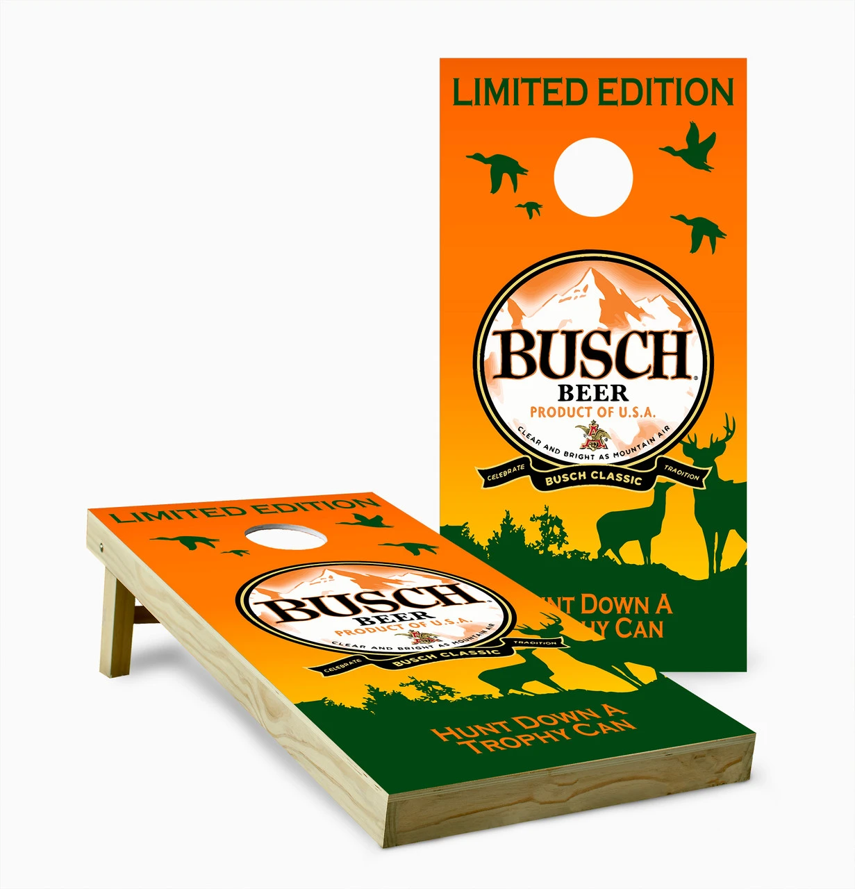 Busch Limited Edition Version 3 Cornhole Set With Bags 3 Busch Limited Edition Version 3 Cornhole Set With Bags