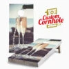 Champagne Pour On The Beach Cornhole Set With Bags -Best Toy Shop CHAMPAGNE POUR ON THE BEACH CORNHOLE GAME 67089.1611457113