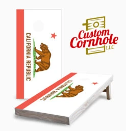 California Flag Cornhole Set With Bags