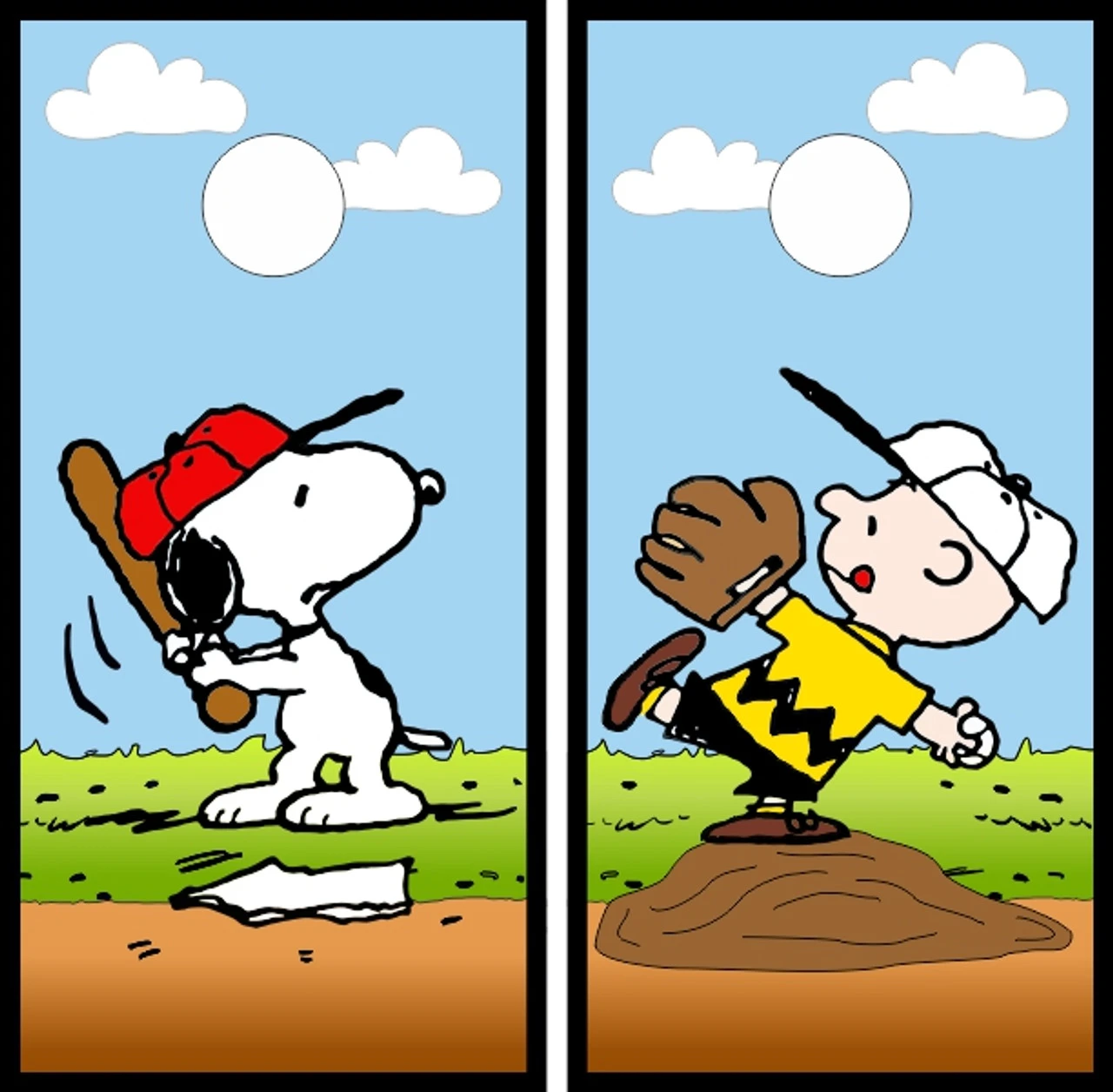 Charlie Brown And Snoopy Cornhole Set With Bags 4 Charlie Brown And Snoopy Cornhole Set With Bags - Image 2