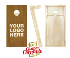 Custom Stained Cornhole Set With Bags 30 Custom Stained Cornhole Set With Bags -Best Toy Shop Chestnut Top View 91638.1508893723
