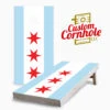 Chicago City Flag Cornhole Set With Bags -Best Toy Shop Chicago City Flag Cornhole Game 15138.1611526708