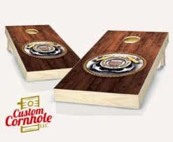 Coast Guard Medal Cornhole Set With Bags