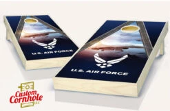 US Air Force F 16 Cornhole Set With Bags