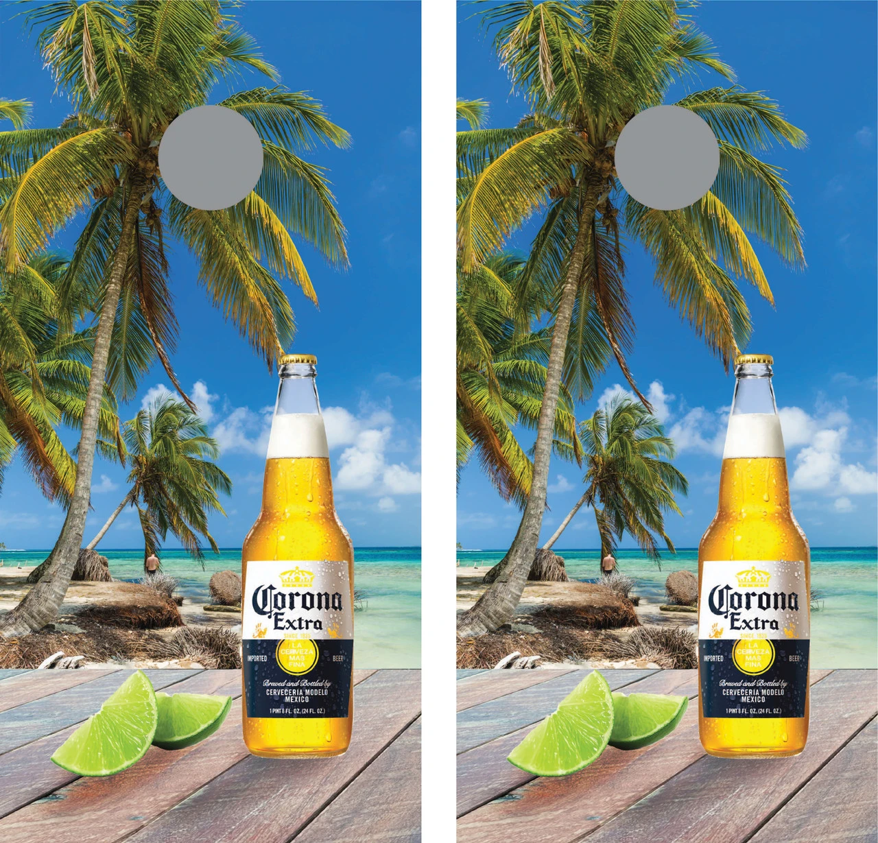 Corona Version 2 Cornhole Wraps - Set Of 2 3 Corona Version 2 Cornhole Wraps - Set Of 2