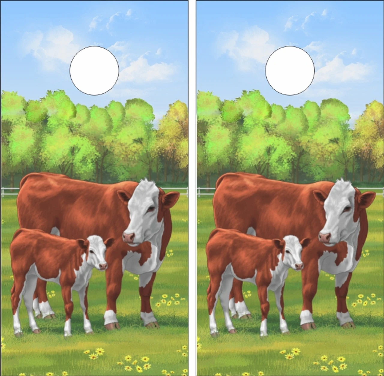 Cow And Calf Cornhole Set With Bags 4 Cow And Calf Cornhole Set With Bags - Image 2