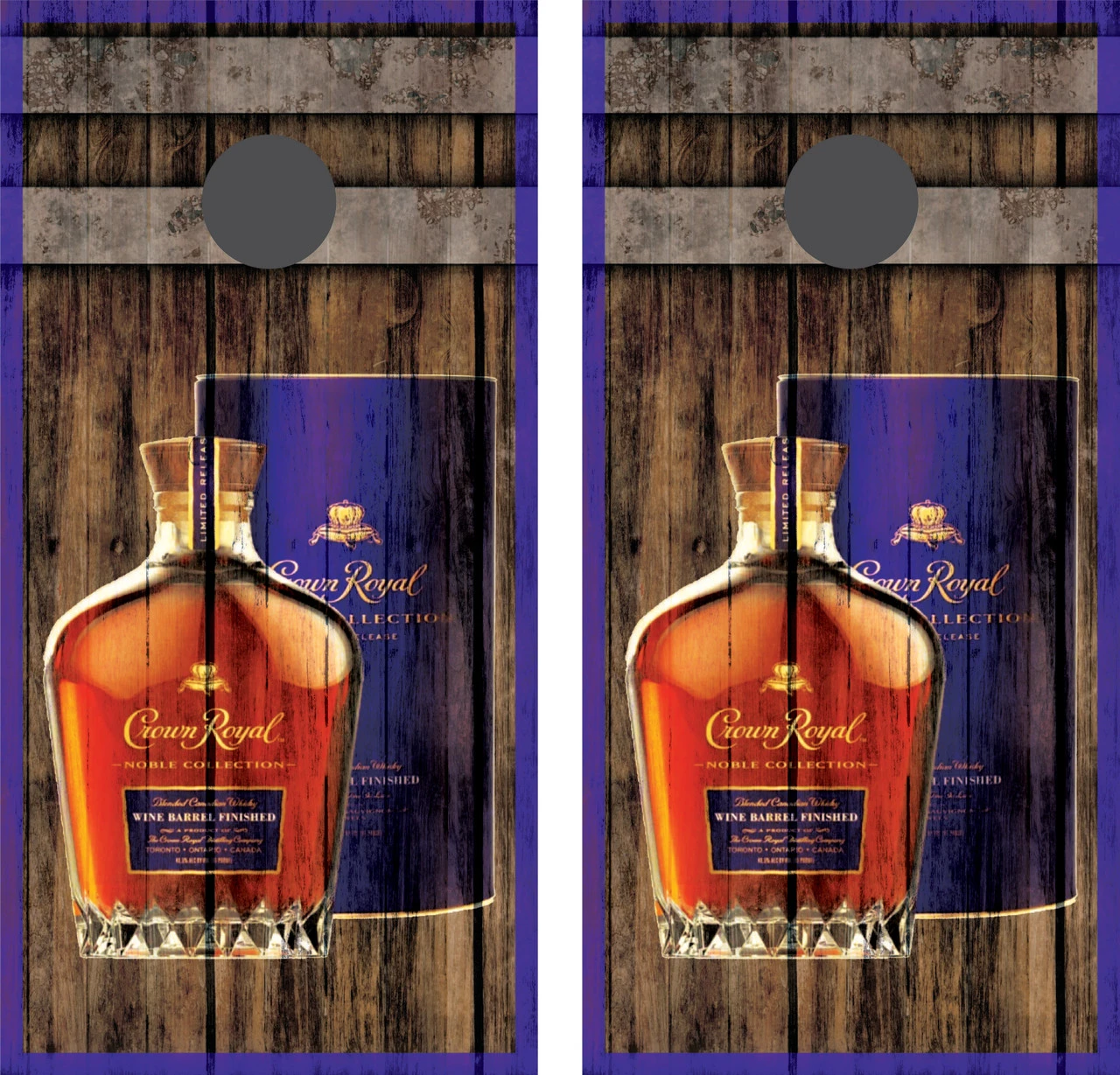 Crown Royal Version 2 Cornhole Wraps - Set Of 2 3 Crown Royal Version 2 Cornhole Wraps - Set Of 2