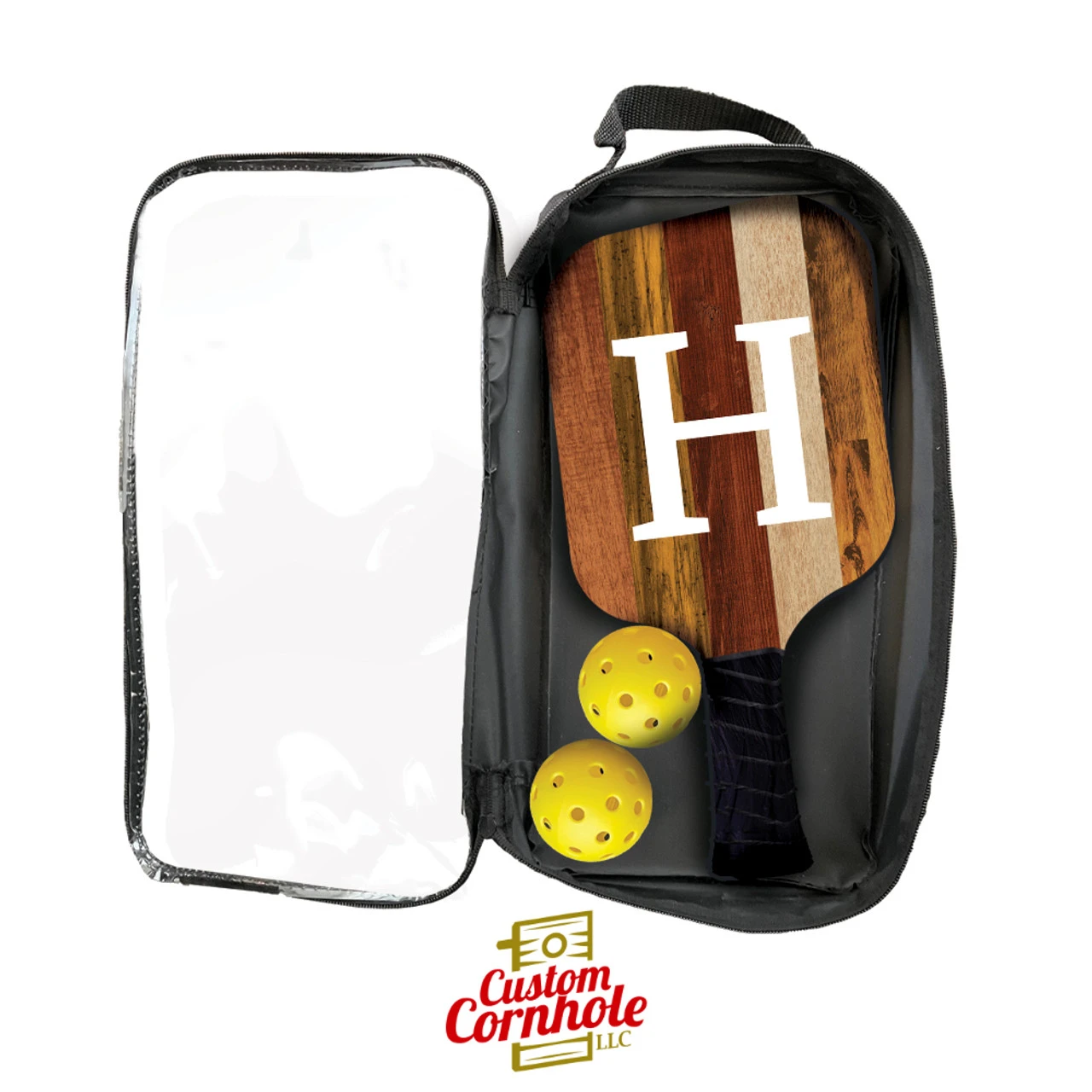 Custom Multicolored Monogram Pickleball Paddle Set 4 Custom Multicolored Monogram Pickleball Paddle Set - Image 2